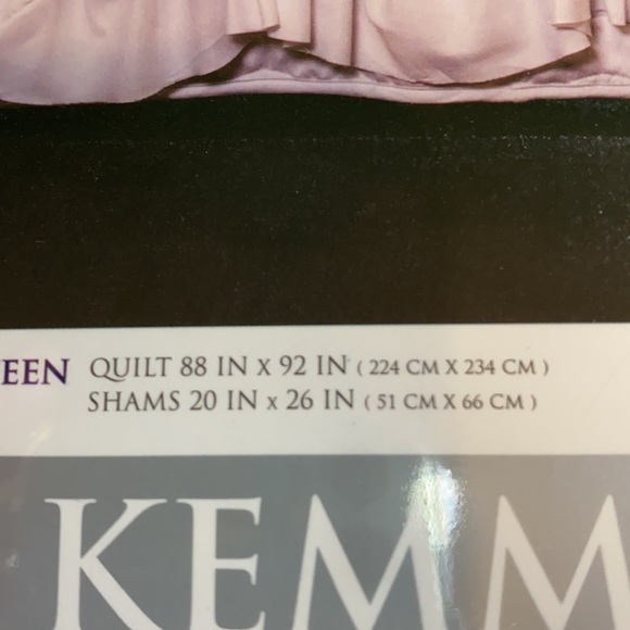 Never Opened Kemmy Quilt 3PC Set. Full/Queen - Picture 6 of 6